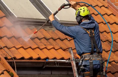 Démoussage et hydrofuge de toiture à Sommeron